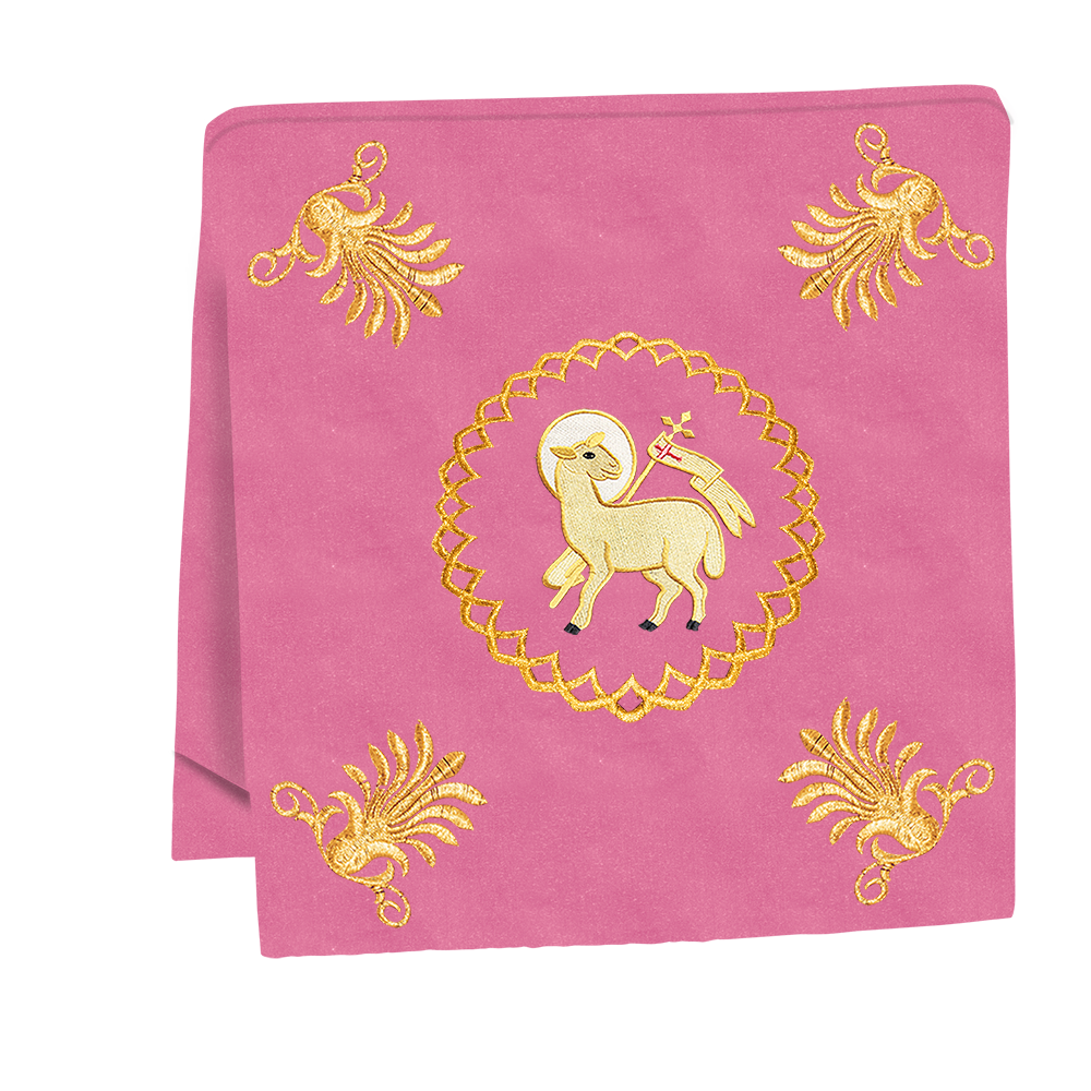 Liturgical Church Mass Set with Ornate Embroidered Details