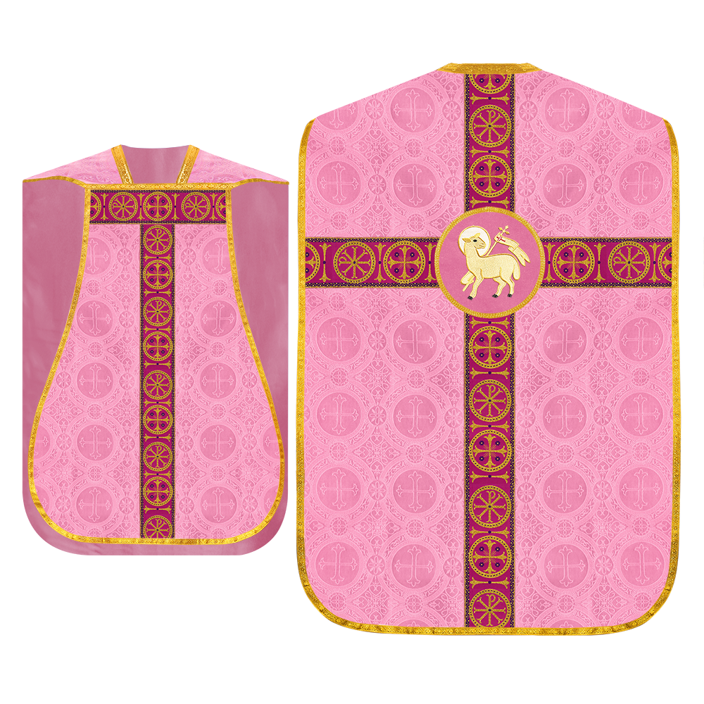 Roman Chasuble with Adorned Orphrey