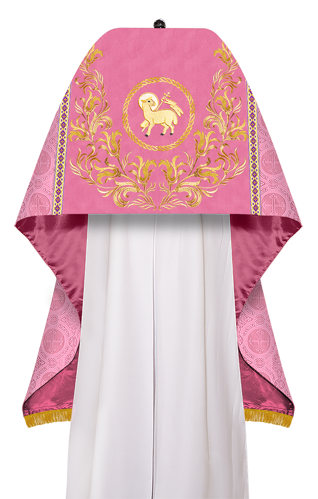 Humeral Veil Vestment with Embroidery Motif