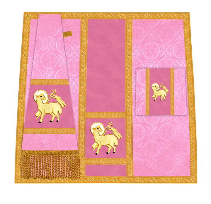 Handcrafted Altar Mass Set with Embroidered Motif