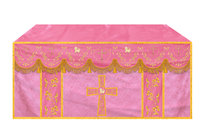 Altar Cloth with Fine Embroidery and Spiritual Motif