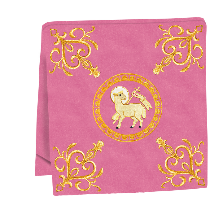 Elegant Altar Cloth with Intricate Orphrey Embroidery & Motif