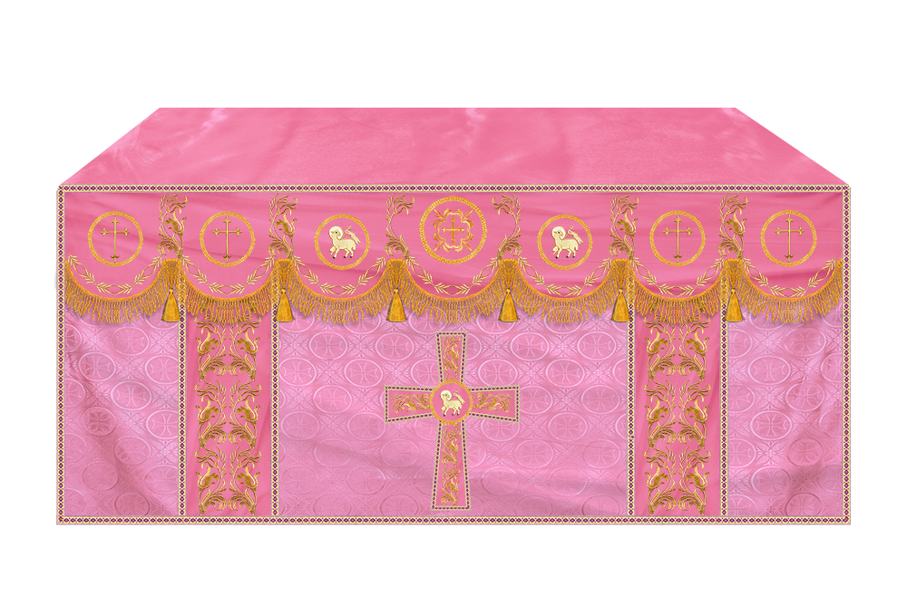 Handmade Church Altar Cloth with Traditional Embroidery
