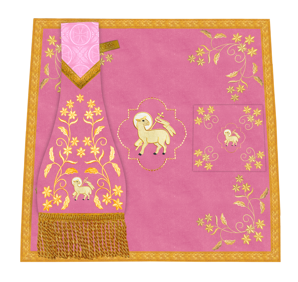 Liturgical Church Mass Set with Ornate Embroidery