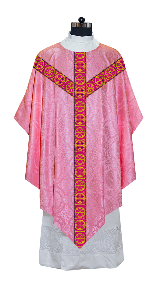 Pugin Chasuble with Detailed Braids