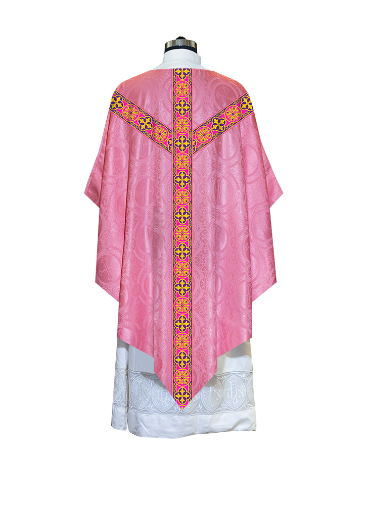 Pugin Chasuble with Woven Braids