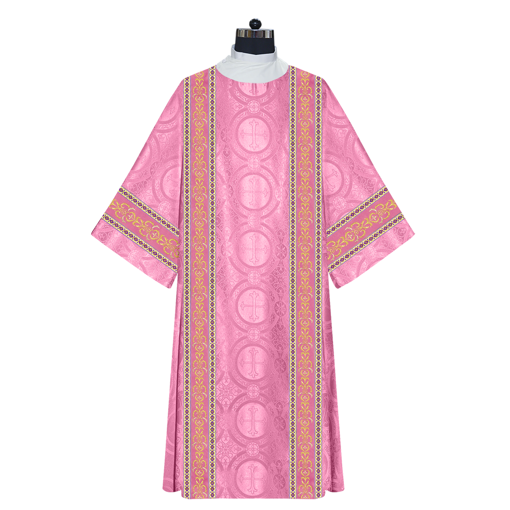 Dalmatics Vestments Enhanced With Woven Braids