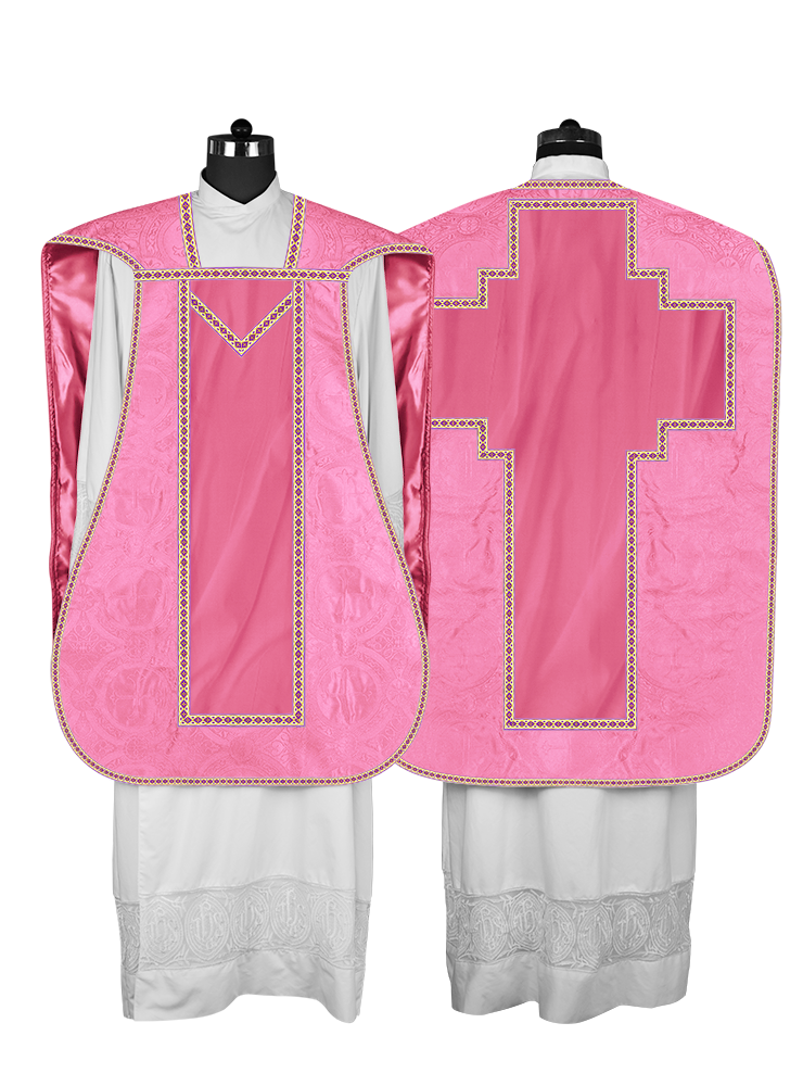 Roman chasuble with Motif and Trims