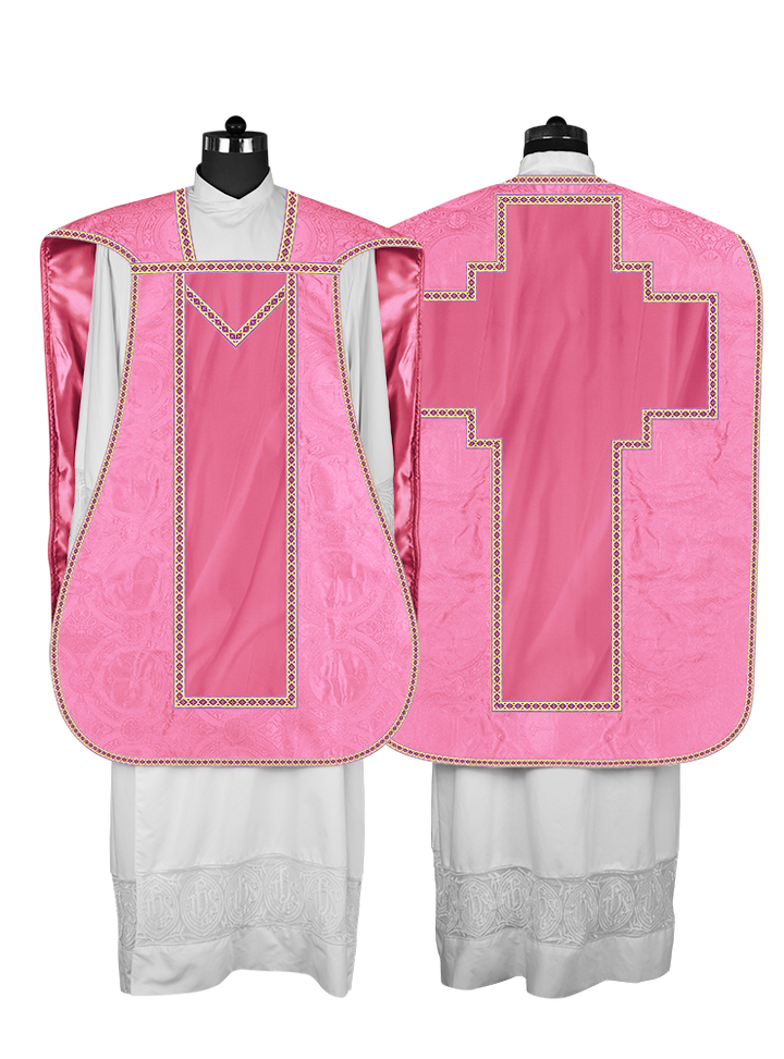 Roman chasuble with Motif and Trims