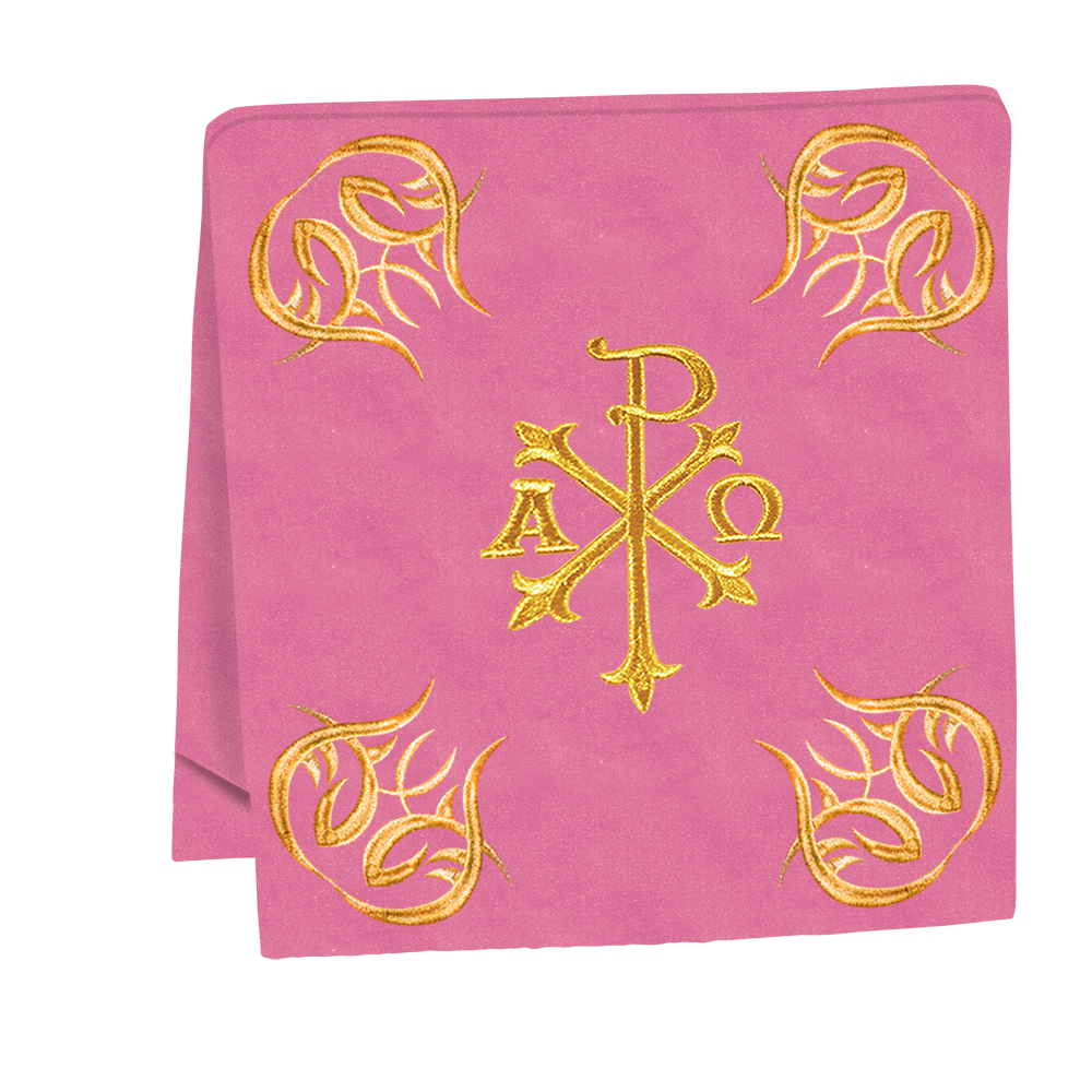 Borromean Chasuble Vestment With Braided Orphrey and Trims