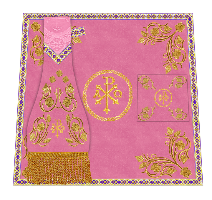 Grapes Embroidery Mass set with Motif