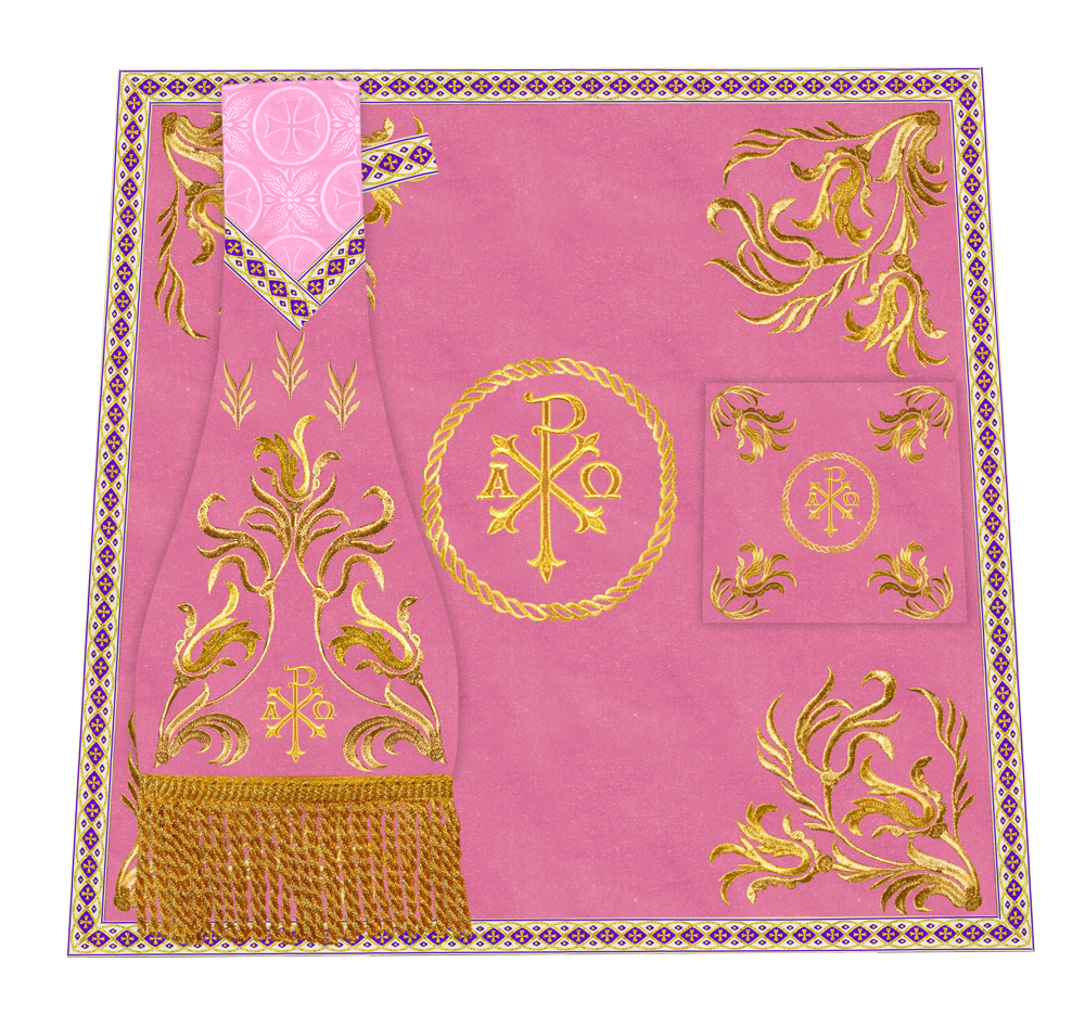 Handmade Church Altar Cloth with Traditional Embroidery
