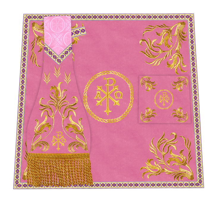 Handmade Church Altar Cloth with Traditional Embroidery