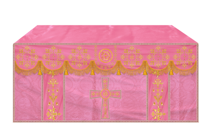 Altar Cloth with Spiritual Motif and Trims