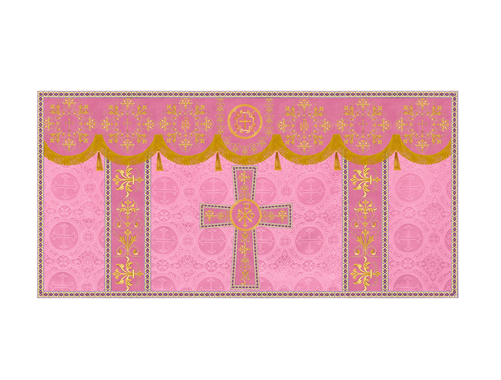 Altar Cloth with Spiritual Motif and Trims