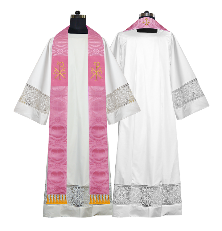 Embroidered Priest Stole with Motif