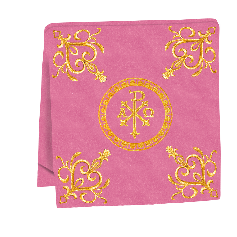 Liturgical Mass Set with Ornate Embroidery and Motif