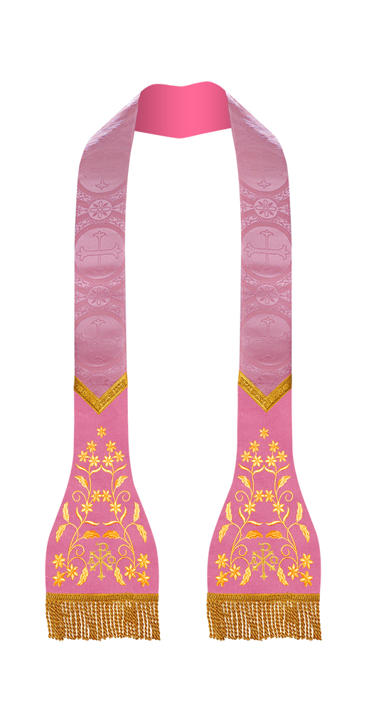 Roman Stole with Floral design