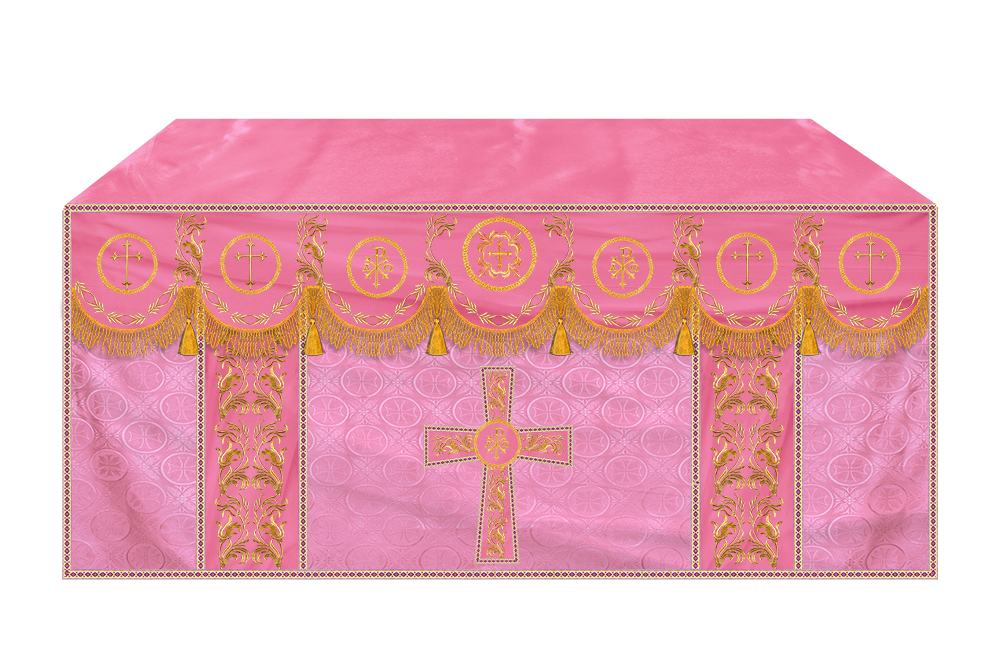 Handmade Church Altar Cloth with Traditional Embroidery