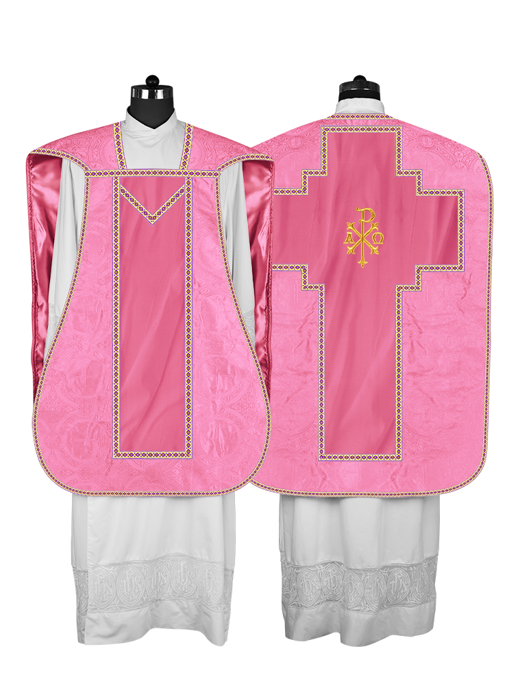Roman chasuble with Motif and Trims