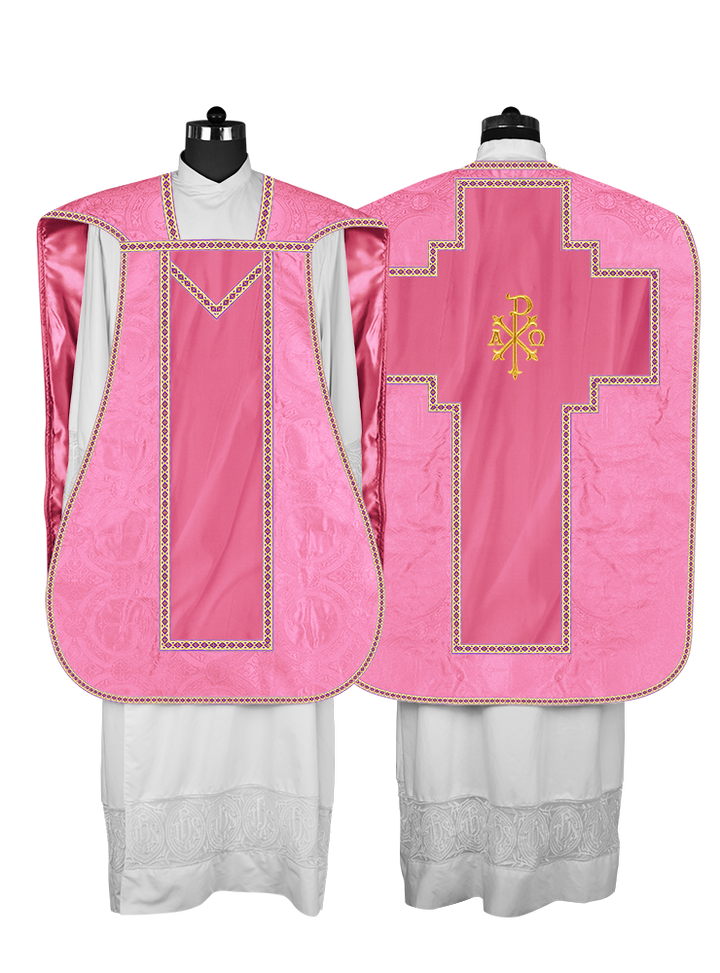 Roman chasuble with Motif and Trims