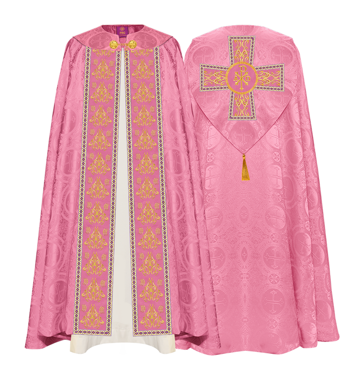 Gothic Cope Vestments With Liturgical Embroidery and Trims