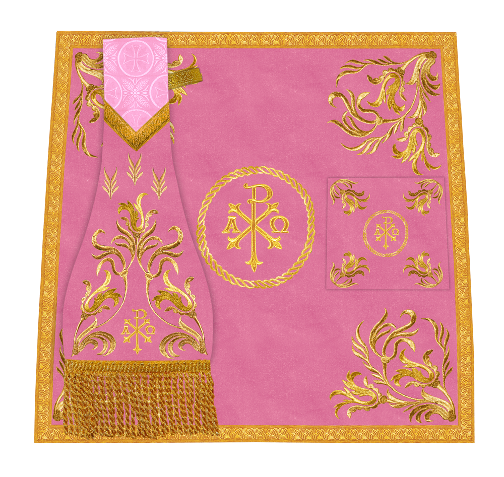 Liturgical Mass Set with Embroidered Details