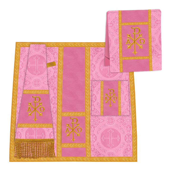 Gothic Chasuble with plain orphrey