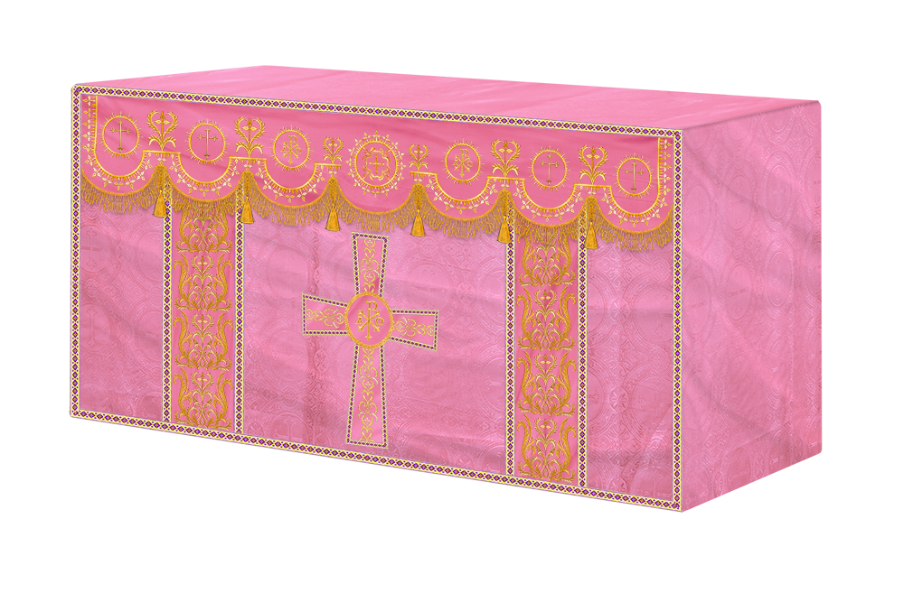 Communion Table Cloth with Embroidered Trims