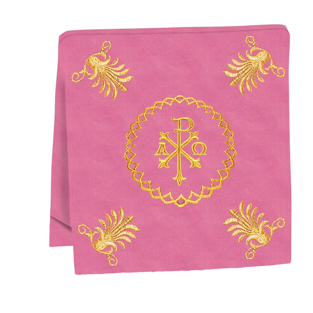 Liturgical Church Mass Set with Ornate Embroidered Details