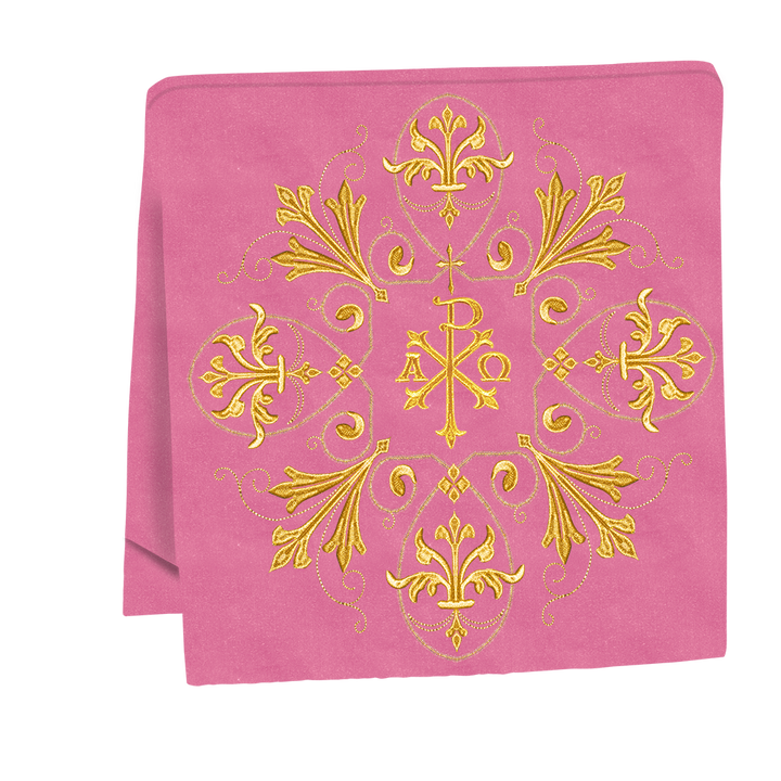 Embroidered Liturgical Church Altar Cloth with Spiritual Motif