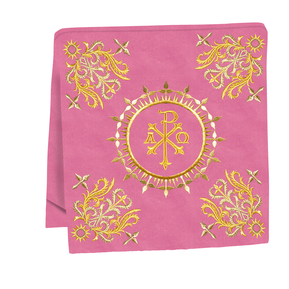 Premium Altar Mass Set with Ornate Embroidered Trims