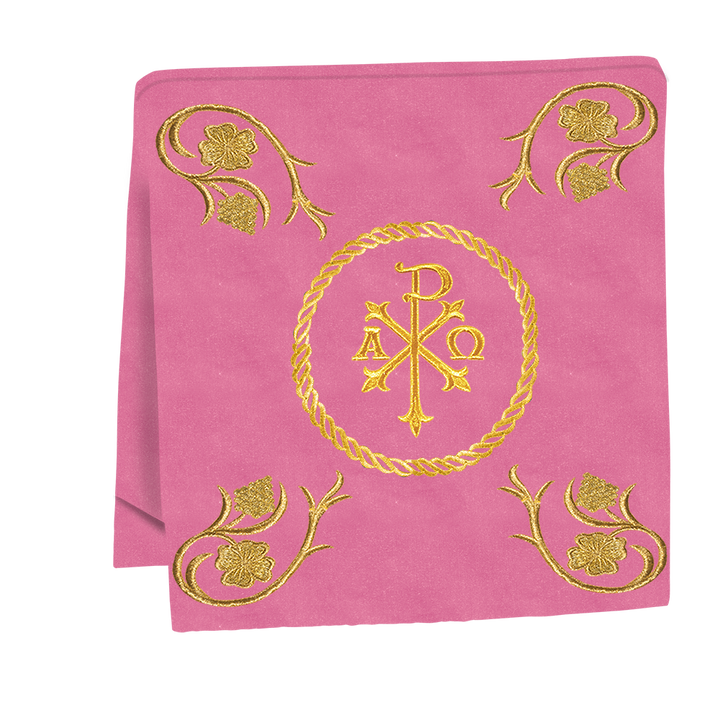 Elegant Embroidered Mass Set with Grapes Design