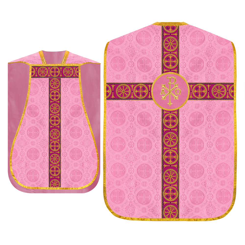 Roman Chasuble with Adorned Orphrey