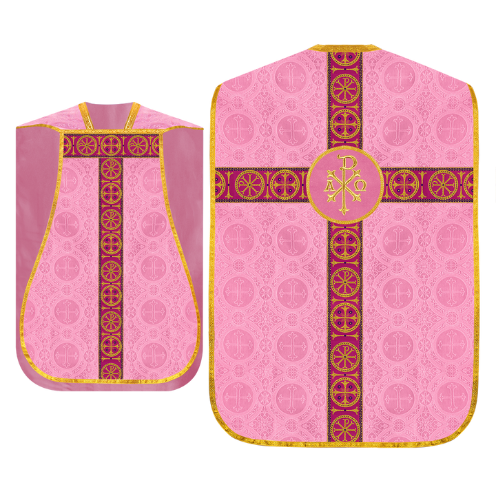 Roman Chasuble with Adorned Orphrey