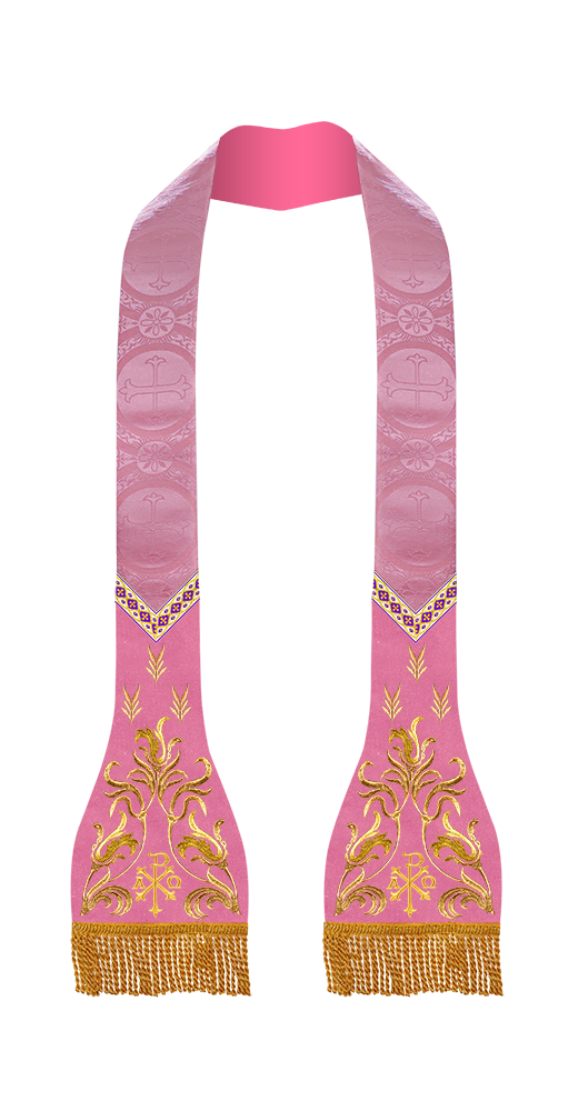 Roman Catholic Stole with Spiritual motif