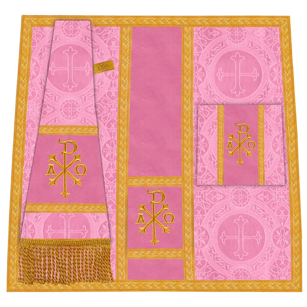 Roman chasuble with Motif and Trims