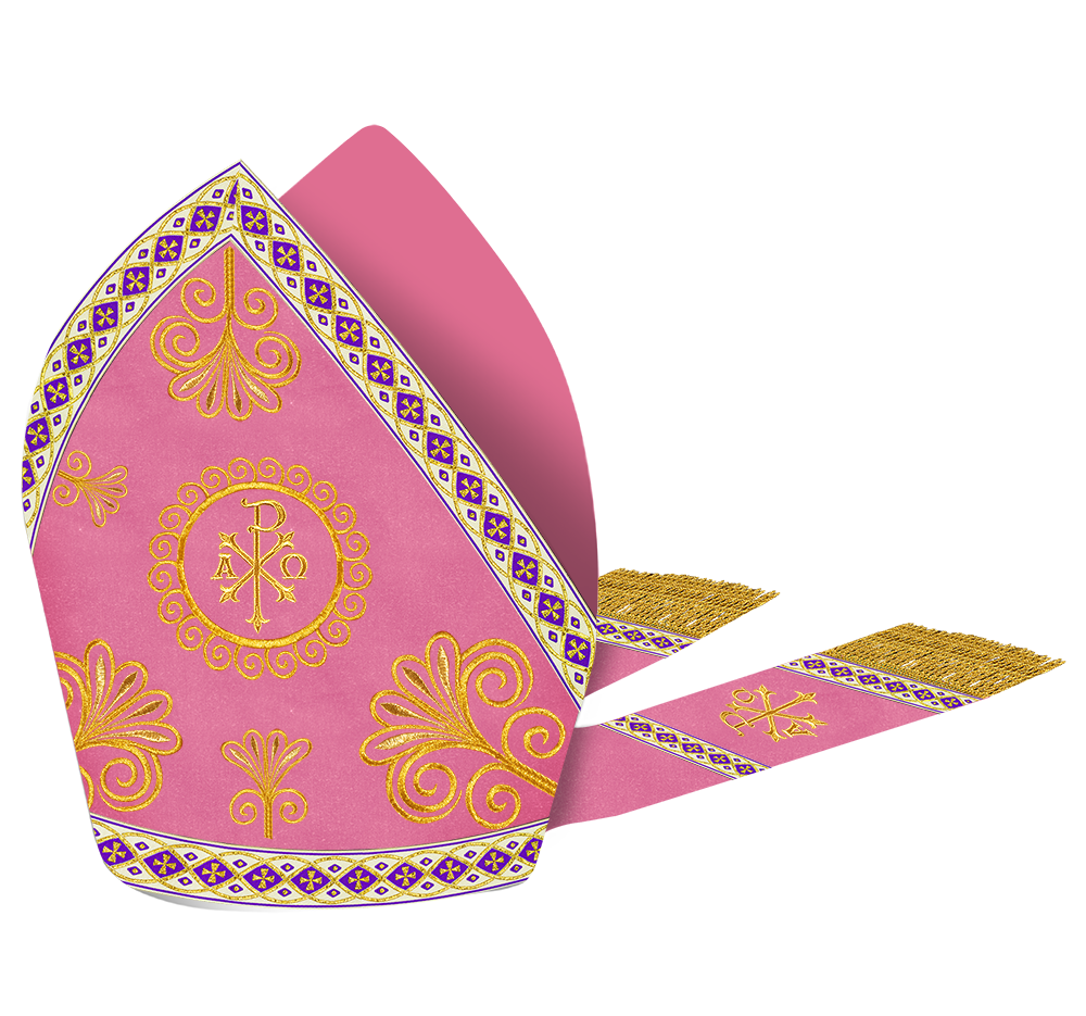 Liturgical Roman Mitre Vestment and Trims