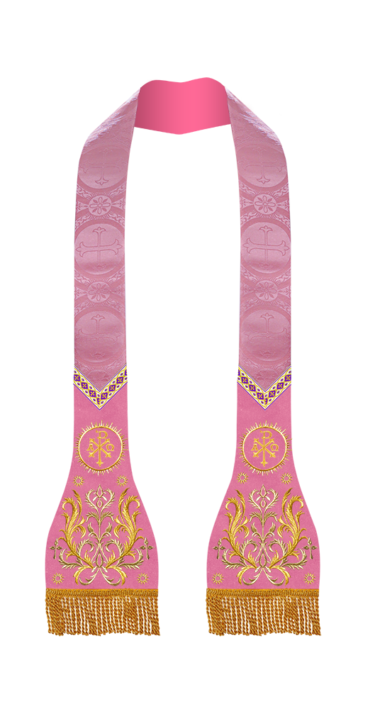 Roman Stole with Braided Embroidery