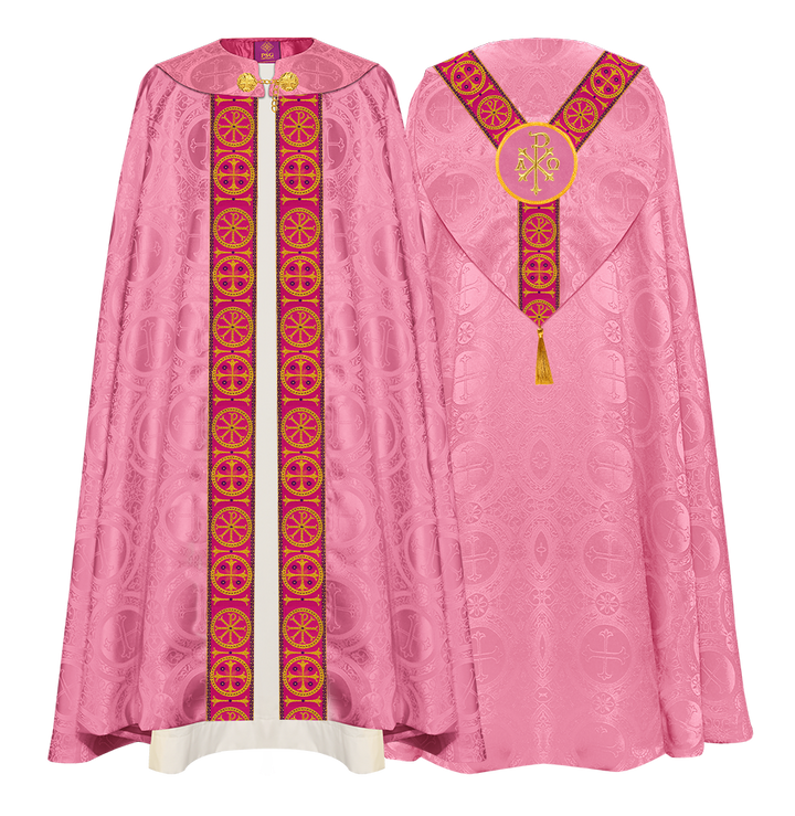 Gothic Cope Vestment with Y Type Embroidered Motif