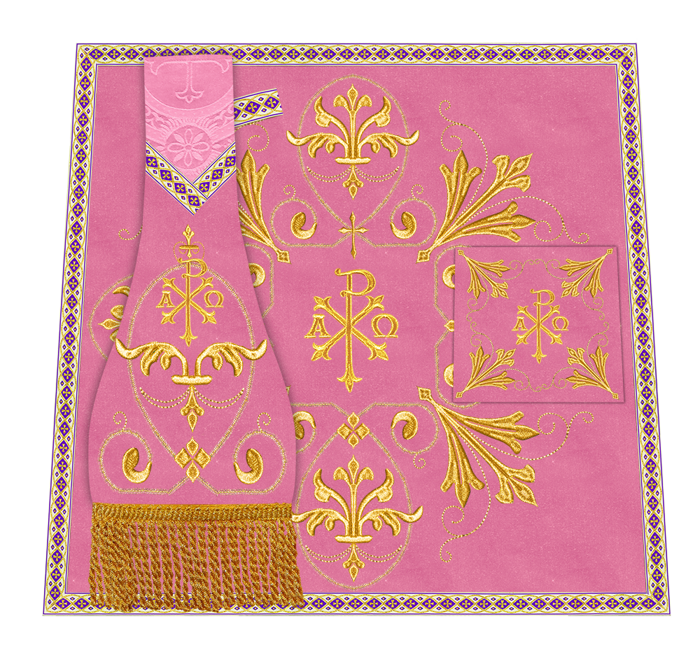 Spiritual Embroidery Mass Set Vestment