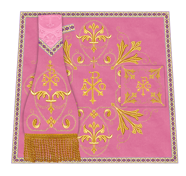 Spiritual Embroidery Mass Set Vestment