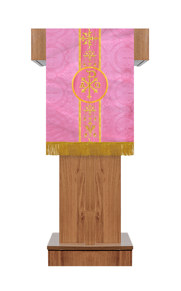 Pulpit/Lectern with Embroidered Trim