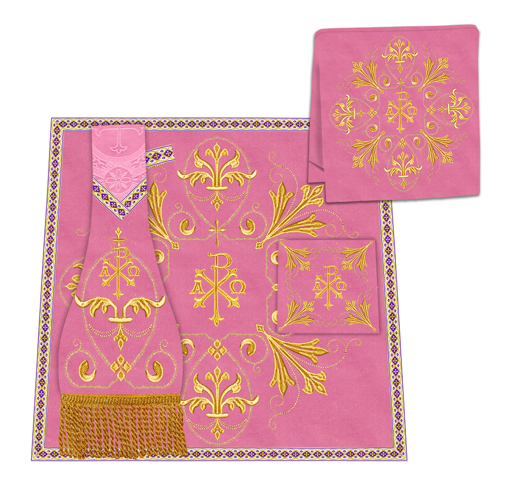 Altar Cloth with Spiritual Motif and Trims