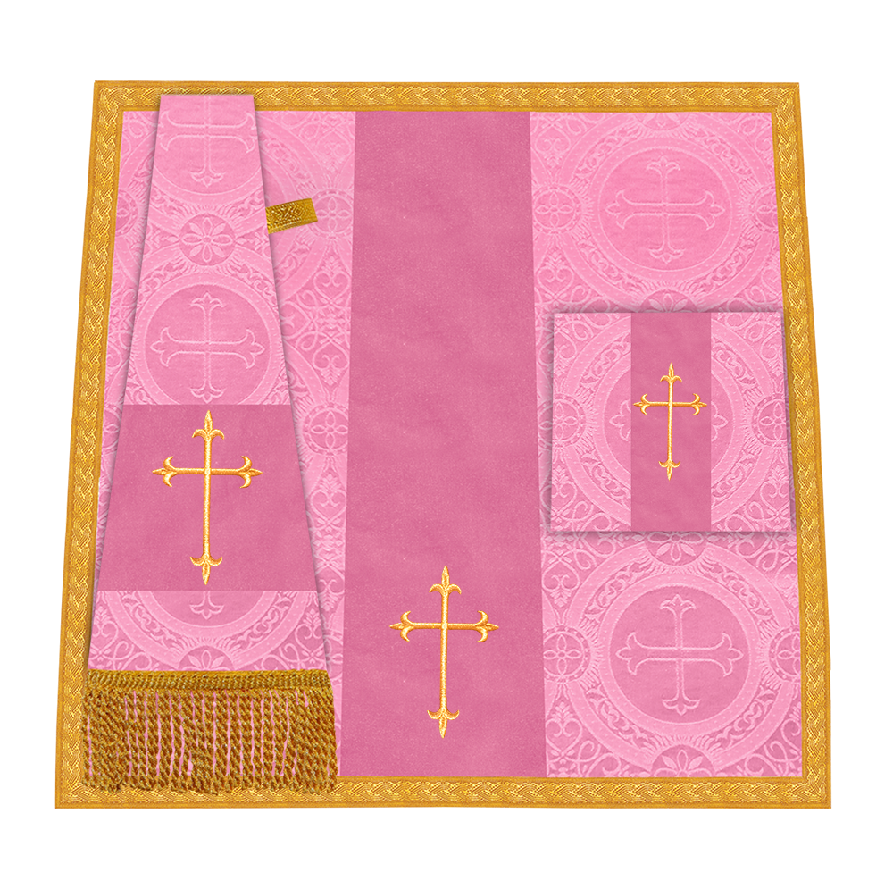 Gothic Highline Mass set Vestments with Orphrey