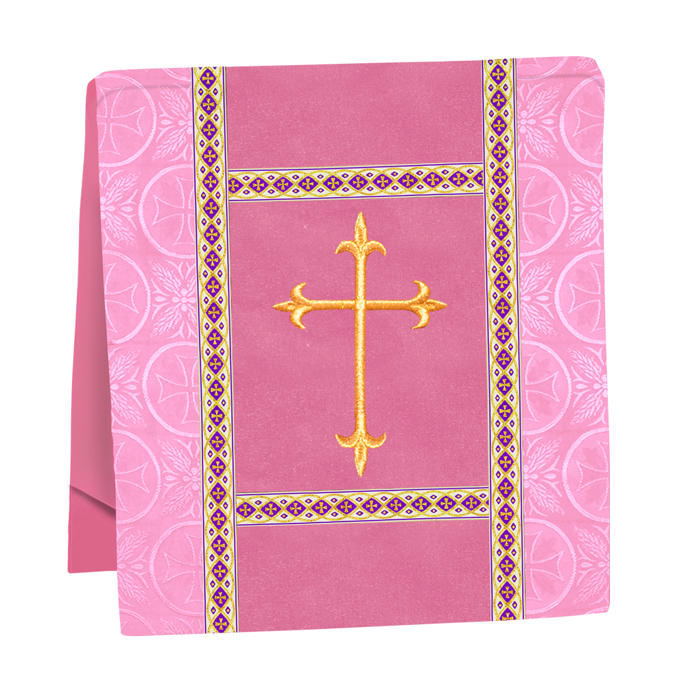 Traditional Altar Mass Set with  Embroidered Motifs