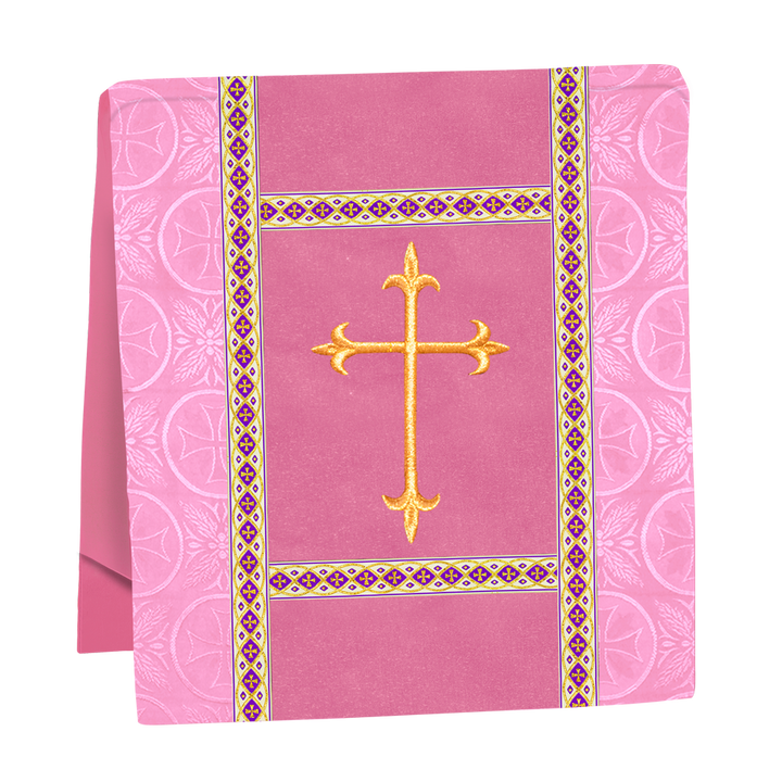 Traditional Altar Mass Set with  Embroidered Motifs