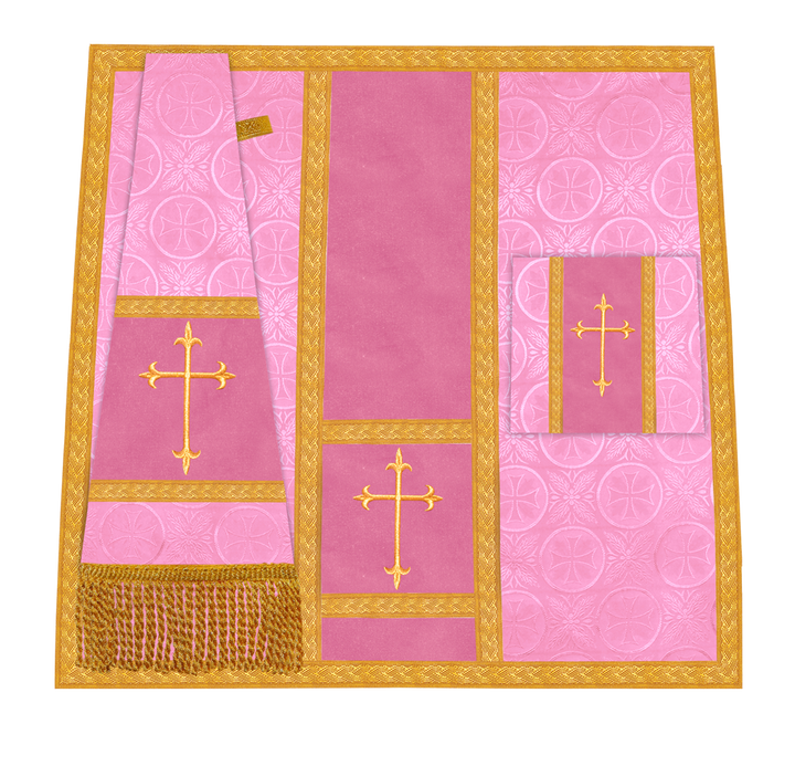 Handcrafted Altar Mass Set with Embroidered Motif
