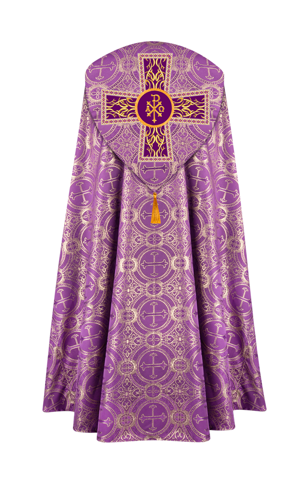 Gothic Cope Vestments With Liturgical Embroidery and Trims