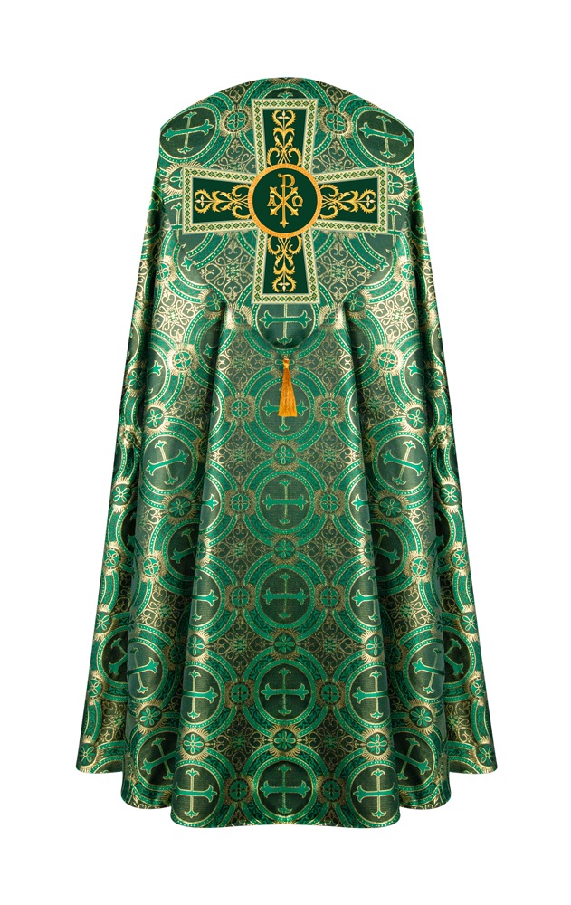 Gothic Cope Vestments With Adorned Orphrey